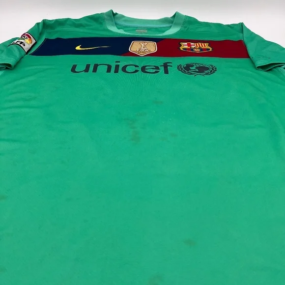 Messi #10 Barcelona 2010/2011 Away ORIGINAL Nike VTG Rare Soccer Jersey (L)